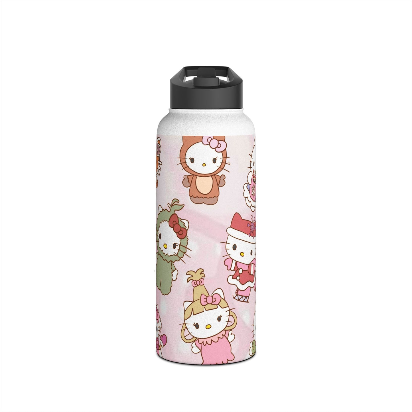 Winter Kitty Stainless Steel Water Bottle