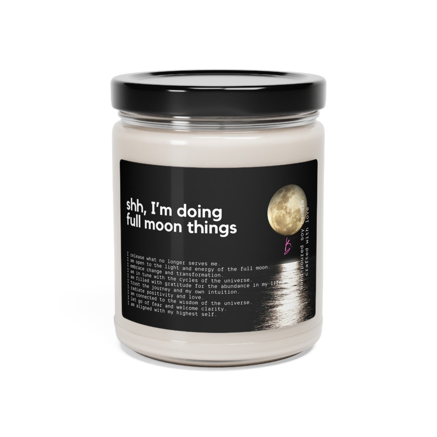 Doing Full Moon Things - Scented Soy Candle, 9oz