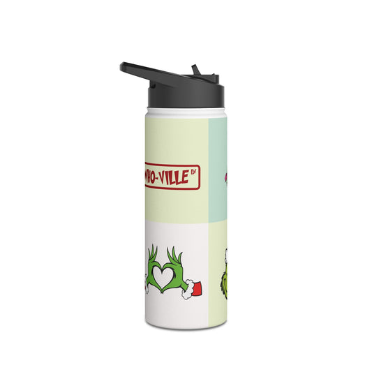 Whoville Love Stainless Steel Water Bottle, Standard Lid