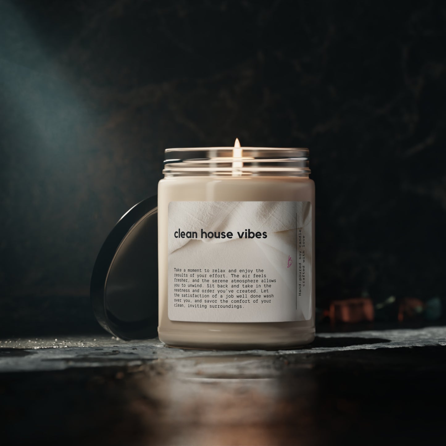 Clean House Vibes - Scented Soy Candle, 9oz