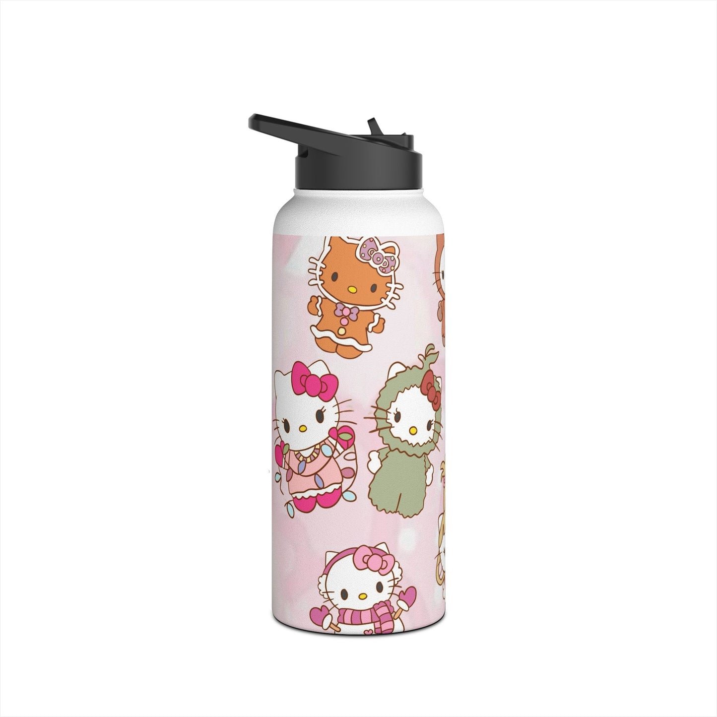 Winter Kitty Stainless Steel Water Bottle