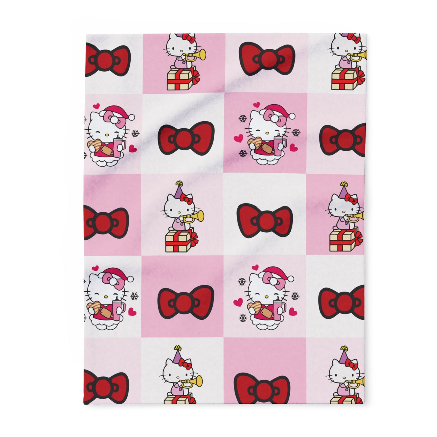 Bows & Boxes Fleece Blanket