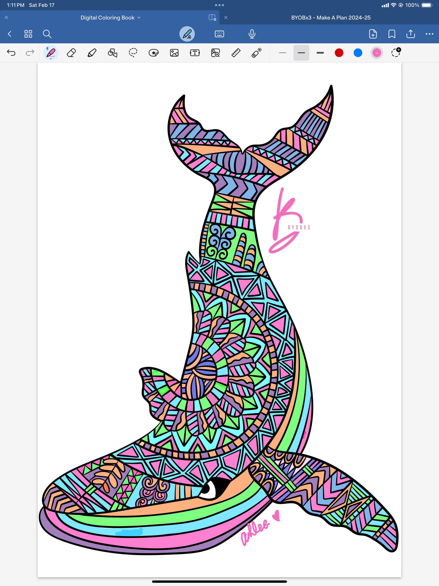 Positive Vibes Only - Digital Coloring Book