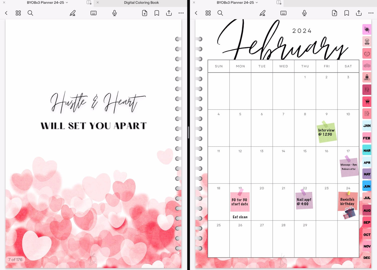 Make A F’n Plan - 2 Year Digital Planner