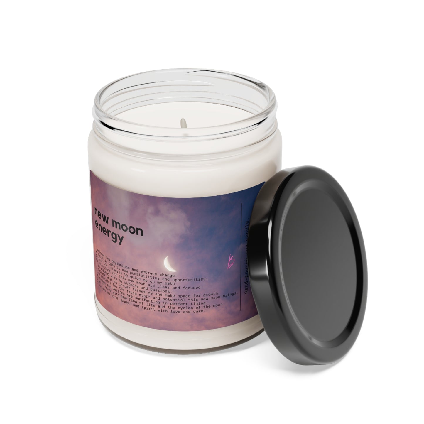 New Moon Energy - Scented Soy Candle, 9oz